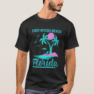 Camiseta Palma de férias de verão Árvore da Flórida Fort My