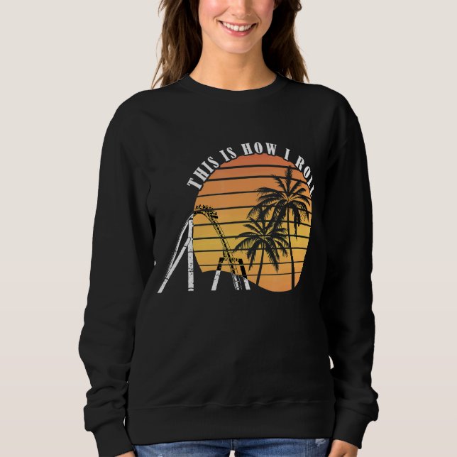 Camiseta Palma De Porta copos Cilindro É Assim Que Eu Rolo  (Frente)