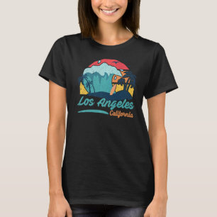 Camiseta Palma de Surfe de Verão de Los Angeles California