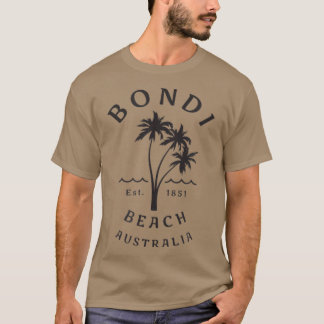 Camiseta Palma de Vintage da Austrália Legal Bondi Beach