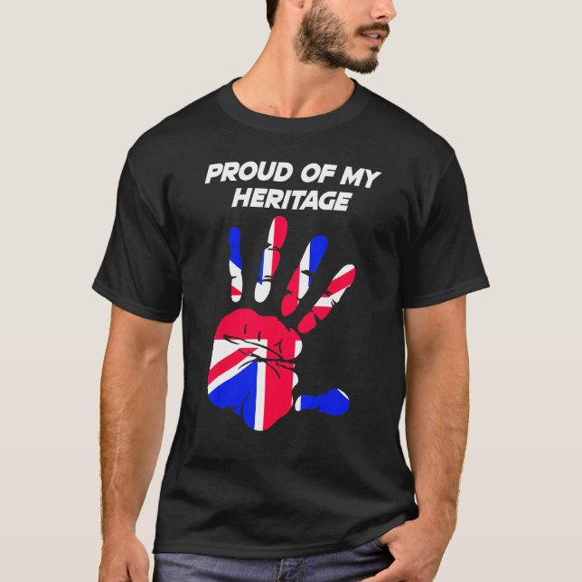 Camiseta Palma impressa de bandeira da União (Frente)