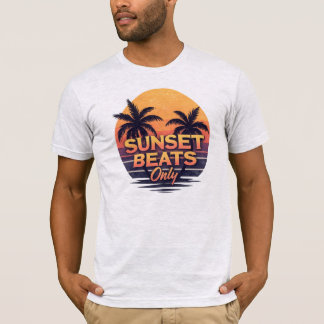Camiseta Palmares Vintage Apenas Batidas do Pôr do Sol Retr