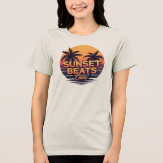 Camiseta Palmares Vintage Apenas Batidas do Pôr do Sol Retr