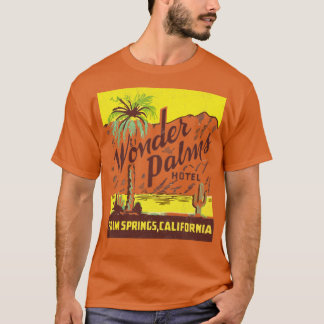 Camiseta Palmas Admiráveis Primaveras de palma retrorreflec