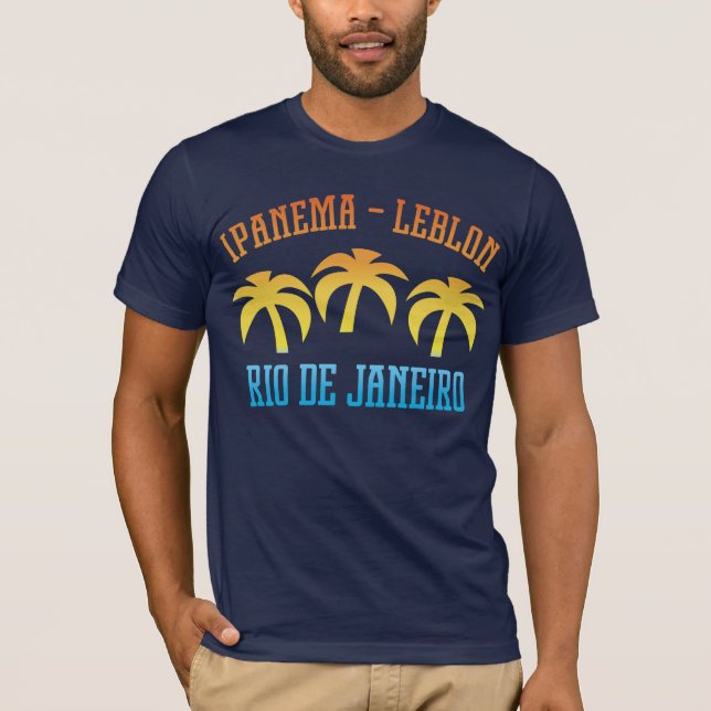 Camiseta Palmas Rio de Ipanema Leblon (Frente)