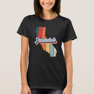 Camiseta Palmdale City Retro Vintage Hometown Califórnia
