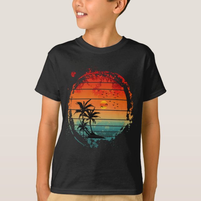 Camiseta palmeira da tenda (Frente)