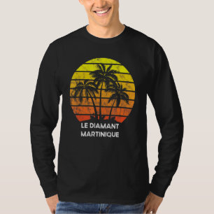 Camiseta Palmeira de coco de retrô Vintage