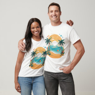 Camiseta Palmeira de Sun Beach