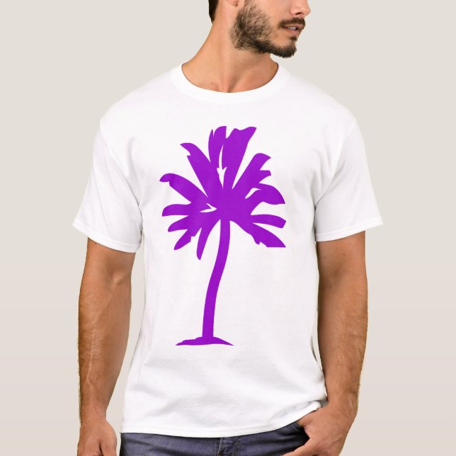 Camiseta Palmeira - roxo (Frente)
