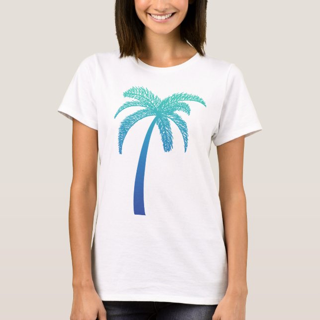 Camiseta Palmeira tropical (Frente)