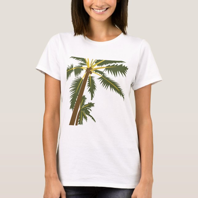Camiseta Palmeira Tropical (Frente)