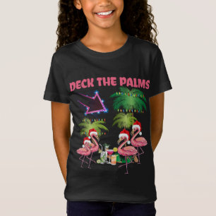 Camiseta Palmeira Tropical De Natal Tropical Tr