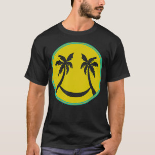 Camiseta Palmeiras das ilhas havaianas Feliz rosto de Hammo