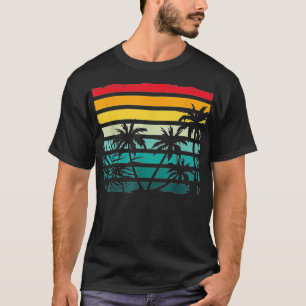 Camiseta Palmeiras de coco exóticas de praia Soma Tropical