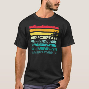 Camiseta Palmeiras de coco exóticas de praia Soma Tropical
