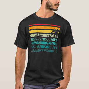 Camiseta Palmeiras de coco exóticas de praia Soma Tropical