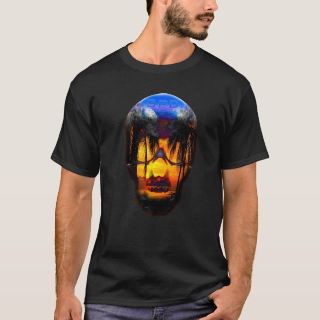 Camiseta Palmeiras de Crânio da Flórida (Frente)