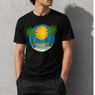 Camiseta Palmeiras de Praia Rede de Descanso