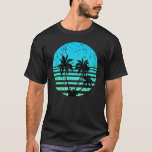 Camiseta Palmeiras Retro Tropical Vintage Summer Vibes Sun