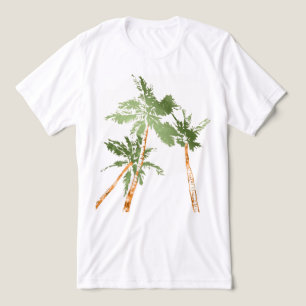 Camiseta Palmeiras Tropicais Coqueiros Havaí