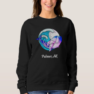 Camiseta Palmer Ak Japonês Paint Geométrico Orca Killer Wha