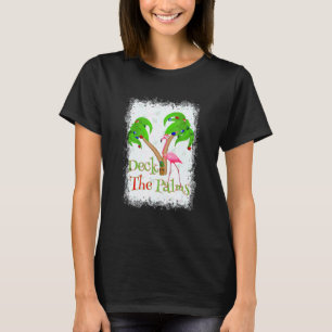 Camiseta Palms Beach Christmas Flamingo