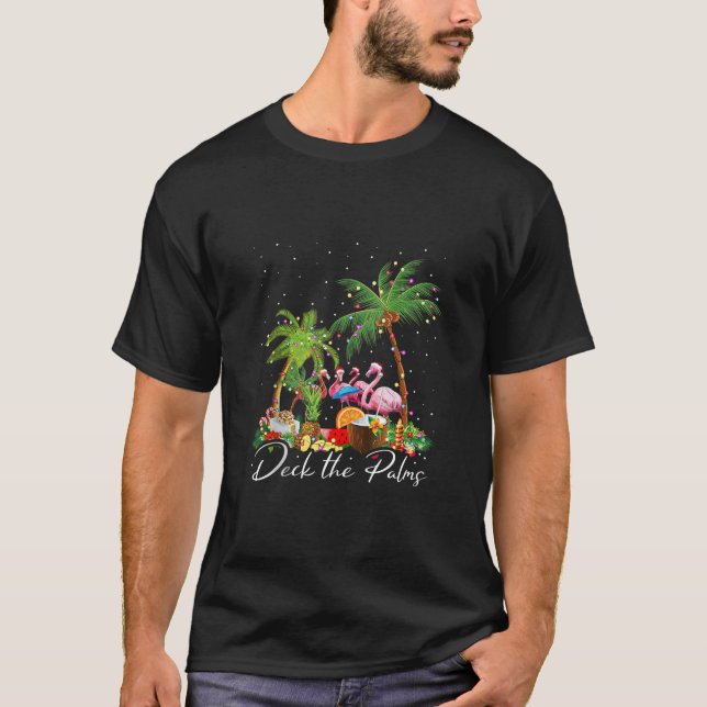 Camiseta Palms Flamingo Palm Palm Lights (Frente)