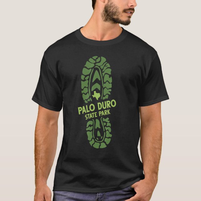 Camiseta Palo Duro Canyon State Park Texas Tx Hiking Boot P (Frente)