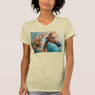 Camiseta Palomino Paint Mustang Retrato