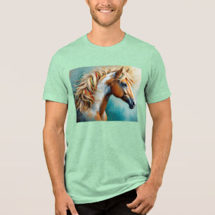 Camiseta Palomino Paint Mustang Retrato