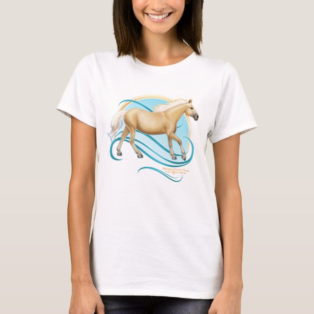 Camiseta Palomino Quarter Horse (Frente)