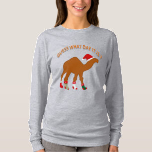 Camiseta Palpite de Natal Que Dia É Piada de Natal