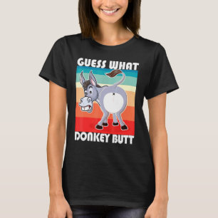Camiseta Palpite Engraçado O Que É Bunda De Burro Para Burr
