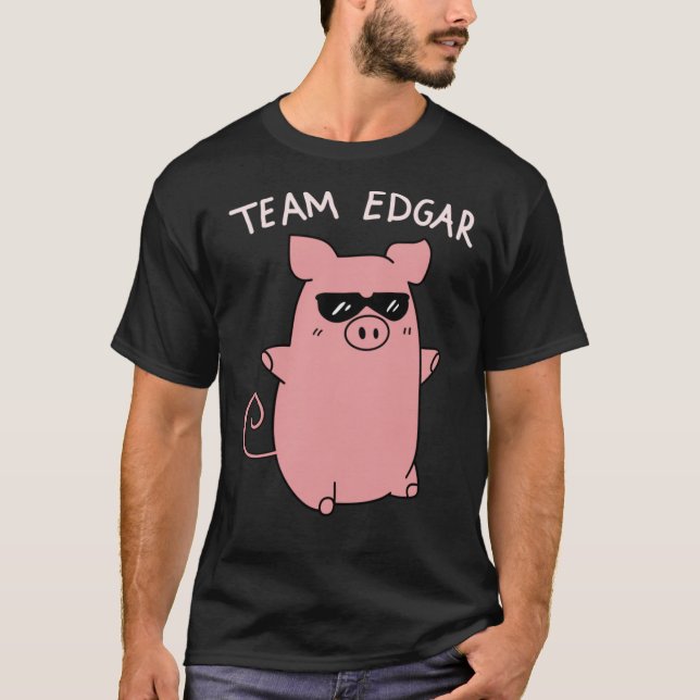 Camiseta Paluten, Pia-Rosa, da Equipe, Camisa-T Essencial (Frente)
