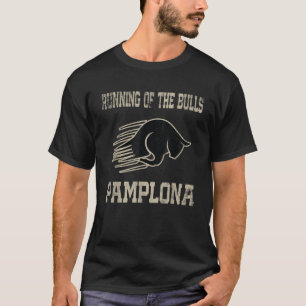 Camiseta Pamplona O Corrente do Bovinos do Partido dos Bull