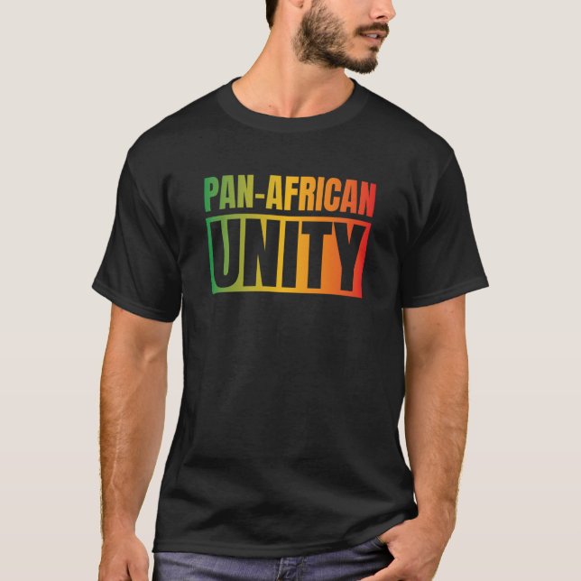 Camiseta Pan African Black History Month African Pride Pan  (Frente)