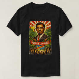 Camiseta Pan-Africana Revolucionária Patrice Lumum