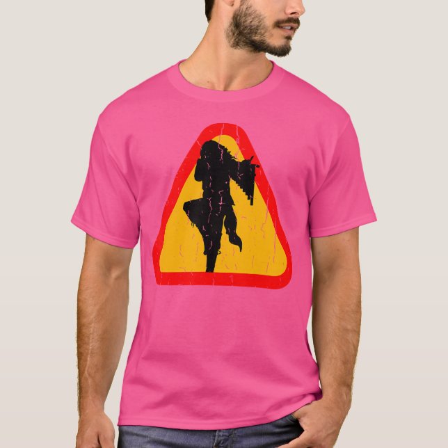 Camiseta Pan Flute Silhouette (Frente)