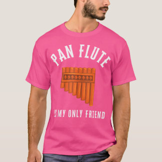 Camiseta Pan Pipe Instrumento Peru Wooden Pan Flute