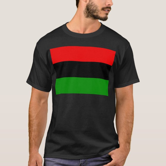 Camiseta Panafricana Flag (Frente)