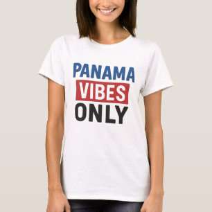 Camiseta Panamá apenas Vibes - Energia Chill Island