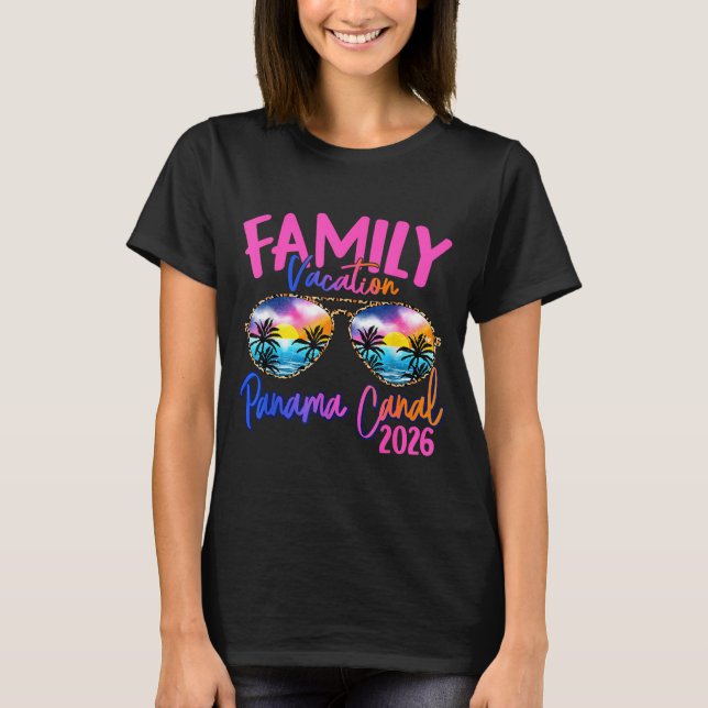 Camiseta Panama C Vacation 2026 Souvenir Matching Family Gr (Frente)