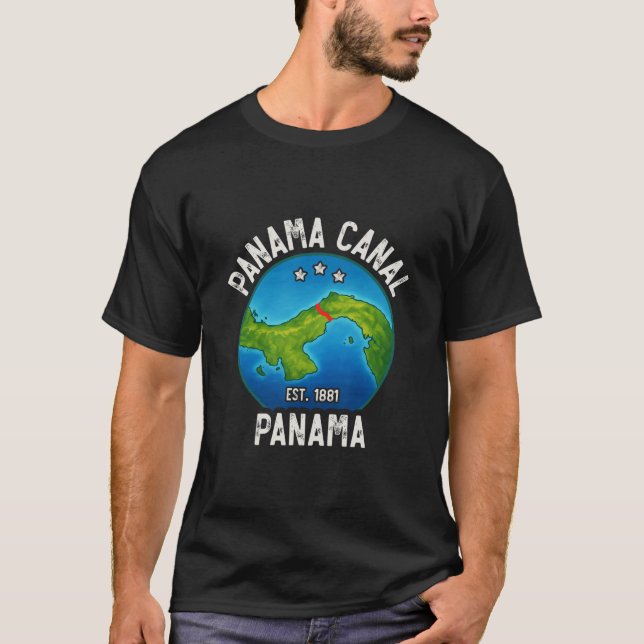 Camiseta Panama Canal Est.1881  (Frente)