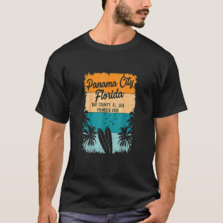 Camiseta Panamá City Beach, Flórida Flórida FL, 70 anos
