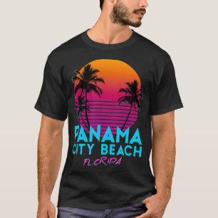 Camiseta Panama City Beach, Flórida, Retro 80s