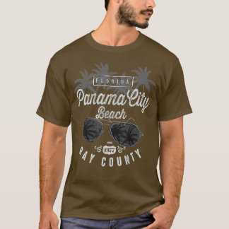 Camiseta Panama City Beach Florida Vintage Shades Graphic 