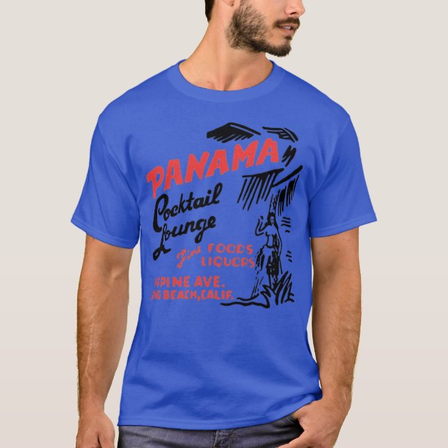 Camiseta Panamá Cocktail Lounge v2 - Long Beach, CA (Frente)