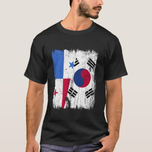Camiseta Panamá Coreia do Sul Meia Bandeira Panamenho Sul-C