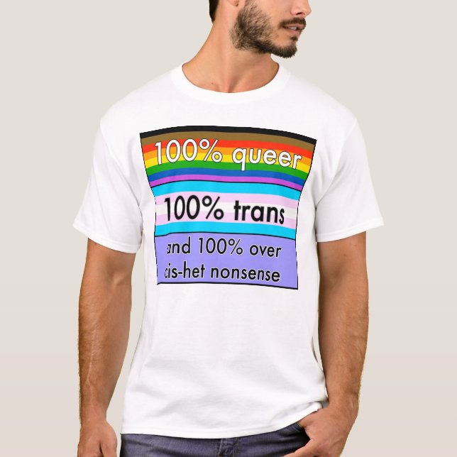 Camiseta Panasca, transporte, e sobre o absurdo do cishet (Frente)